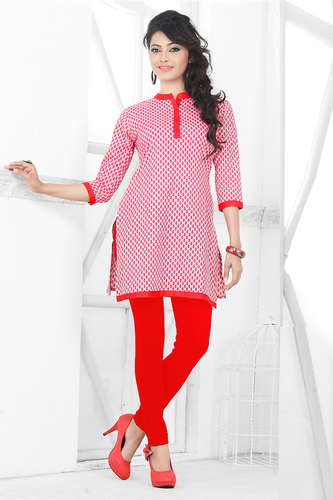 Short Printed Kurti Size: Medium
