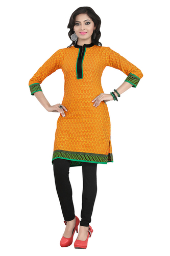 Printed Designer Kurti Size: Medium