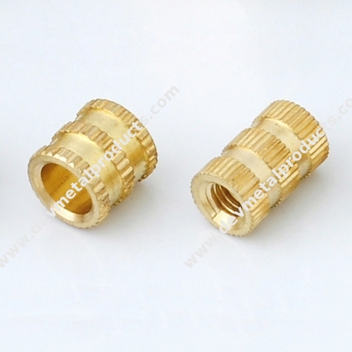 Brass Triple Knurling Inserts