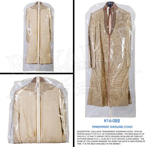 Transparent Cover For Sherwani Hardness: Soft