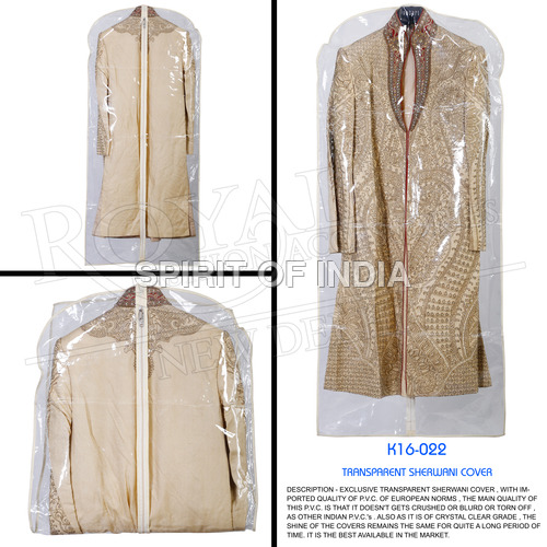 Transparent Cover For Sherwani Hardness: Soft