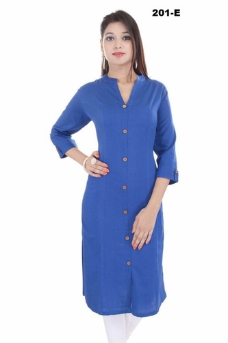 Cotton Plain Kurti