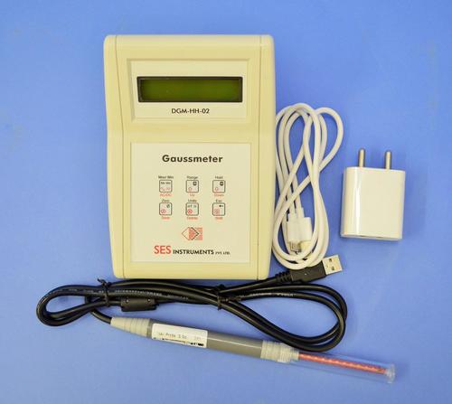 Handheld Gauss Meter Dgm-Hh-02 Temperature Range: Upto 60A C (Typical) (Sensor Temperature Can Go Higher) Celsius (Oc)