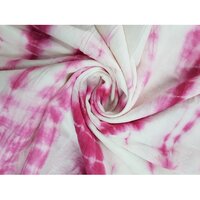 TIE Dye Cotton Hand Block Printed Textured Fabric