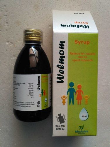 Welmom Syrup - Ginger, Vit B6, Vit D & Lime Liquid