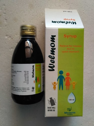 Welmom Syrup - Ginger, Vit B6, Vit D & Lime