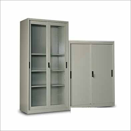MS Hostel Rack - Mild Steel, Variable Dimensions, Powder Coated | Spacious, Sturdy, Durable, Adjustable Shelves, Sliding/Glass Doors