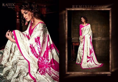 Pink Silk Saree