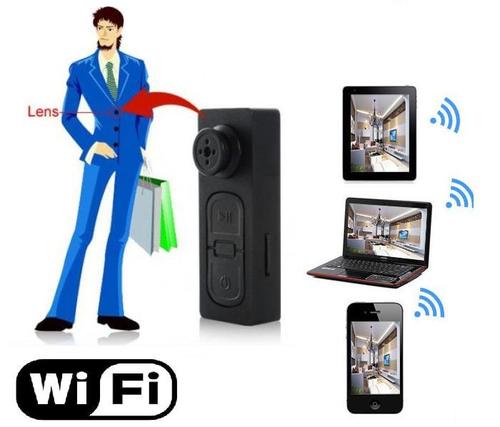 SPY LIVE WI FI VIDEO BUTTON CAMERA