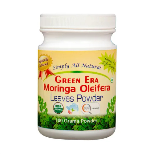 Organic Moringa Oleifera Leaves Powder Bottle - 100gm