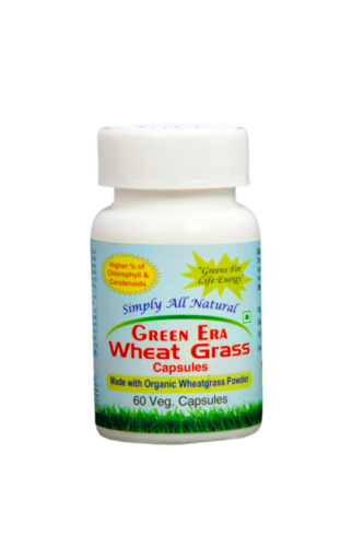Organic Wheat Grass 60 Veg. Capsules Bottle Organic Wheat Grass 60 Veg. Capsules Bottle