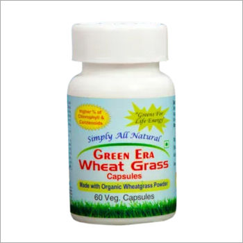 Organic Wheat Grass 60 Veg Capsules Bottle Age Group: Children