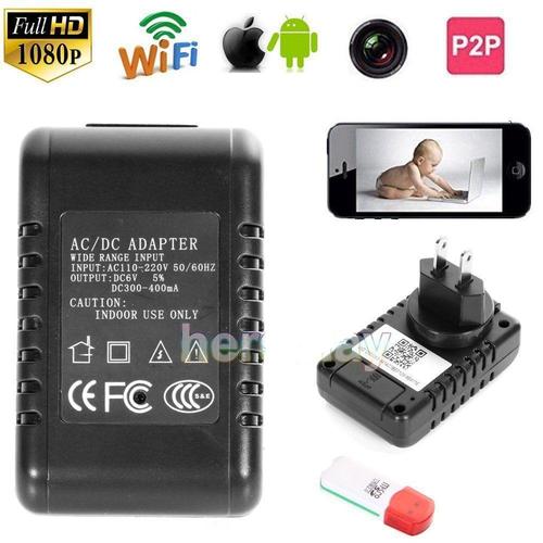 Spy Wi Fi Spy Hidden Wall Charger Ip Camera Recorders Motion Detection Camera Pixels: 5 Megapixel (Mp )