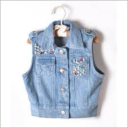 Girls Sleeve less Jacket