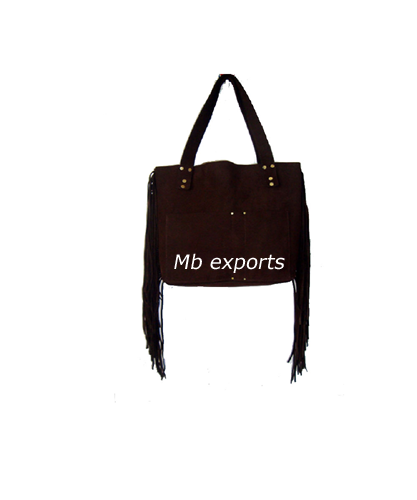 Leather tote bags