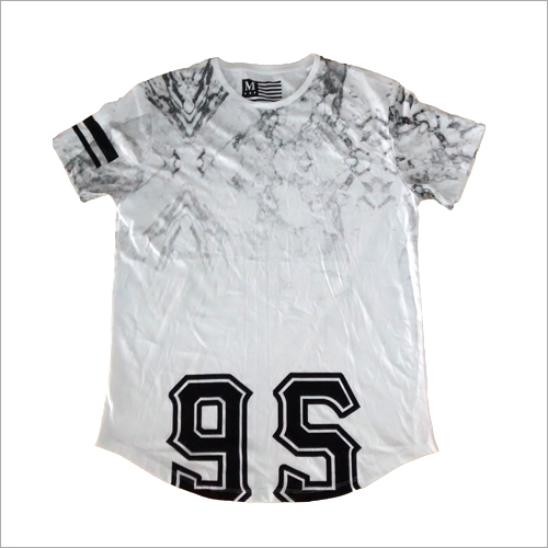 Round Neck T-Shirt - Cotton, Medium, White | Soft Fabric, Stylish Design, Durable, Comfortable, Breathable