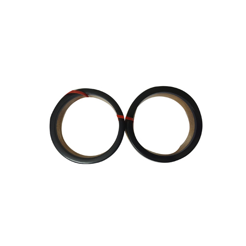 Black Glass Bangle Set Of 2 Pcs