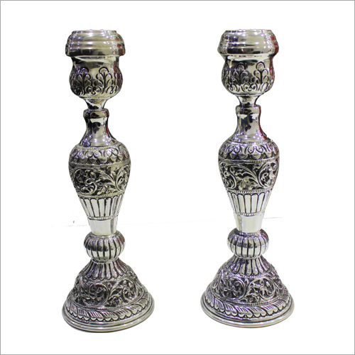 Silver Candle Stand