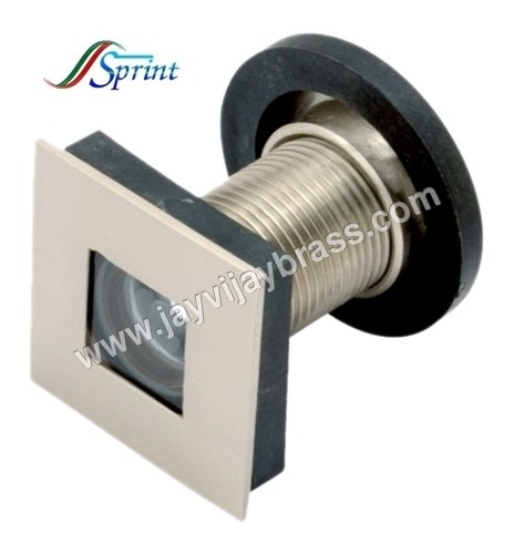 Brass Door Eye Square