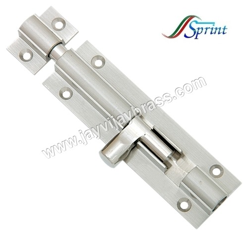 Brass Tower Bolt - 100-150mm, Polished Brass, 4 Mounting Holes | Secure Fastening, Reliable Locking, Easy Installation