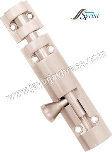 Brass V-Hex Xylo Tower Bolt Medium