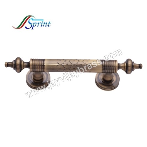 Brass Antique Door Handle (Apollo)
