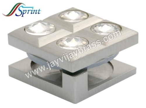 Brass 2 in 1 Crystal Fancy Mirror Cap