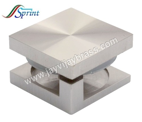 Brass Square 2 in 1 Fancy Mirror Cap