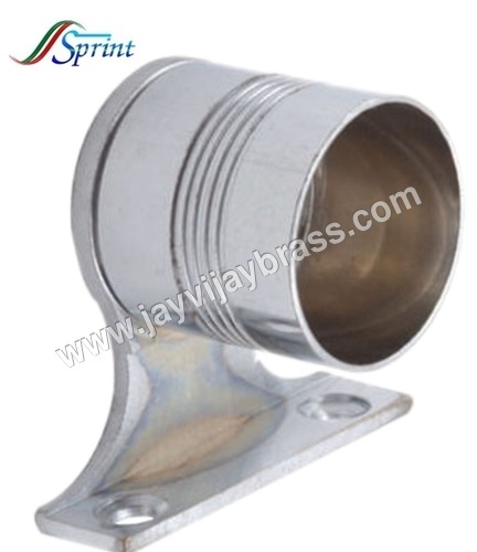 Brass Bend Pipe Socket (CP Finish)