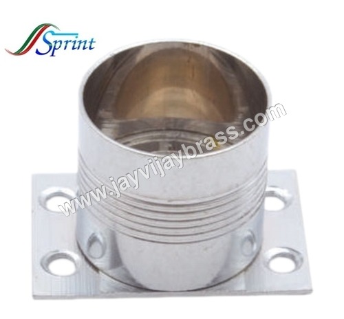 Brass Straight Pipe Socket (CP Finish)