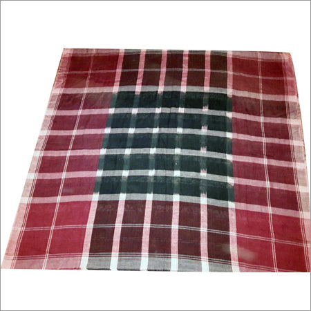 Check Print Cotton Stole
