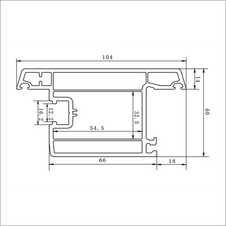 60B Outward Opening Door Sash