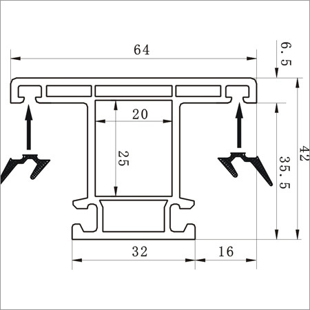 88 Sliding Sash Mullion