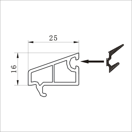 88 Single Glazing Bead