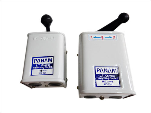 Reversing Switch - 415 Volt Rated Voltage | Change Over Application, White Finish
