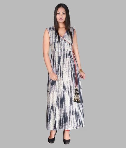 Cotton Sleeveless Long Dress