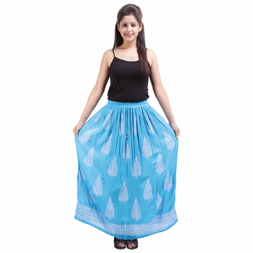Jaipuri Block Print Skirt