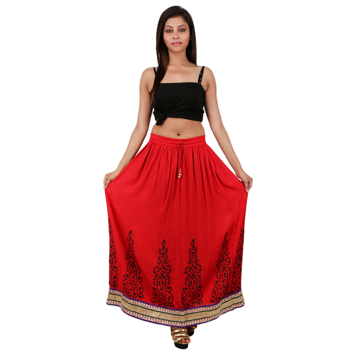 Hand Made Block Print Skirt