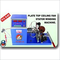 Blue Plate Top Ceiling Fan Stator Winding Machine