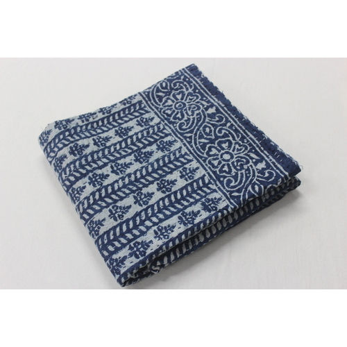 Home Kantha Design Bedcovers Indigo Blue Length: 90 Inch (In)