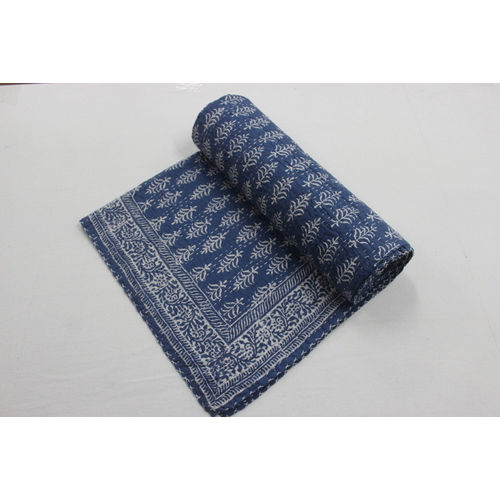 Sanganeri Kantha Bedcover