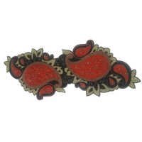 Silver Glass Beaded Table Runner