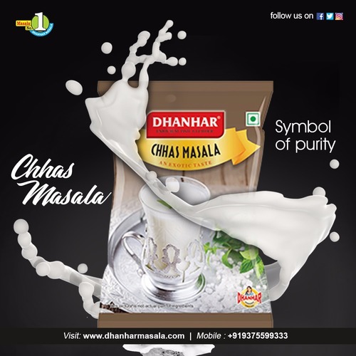 Dhanhar Gujarati Chhas (Buttermilk) Masala, 500 Grams | 100% Natural | Summer Special Chhas Masala Powder