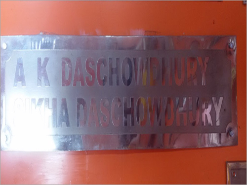 Steel Name Plate Application: All Industry