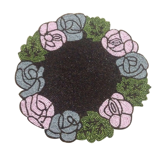 Multiple Color Glass Beaded Table Top