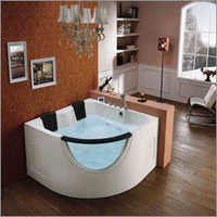 Corner Twin Seater Whirlpool Bathtub