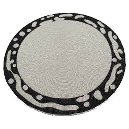 Silver Glass Beaded Table Top