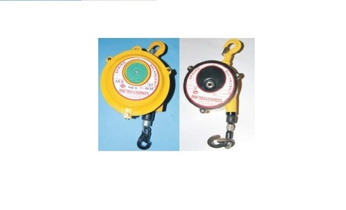Spring Balancer - Yellow, 1.5 m Travel, 8 mm Rope Dia | High Durability, High Load Capacity 120-140 Kg, Sturdy, Safe