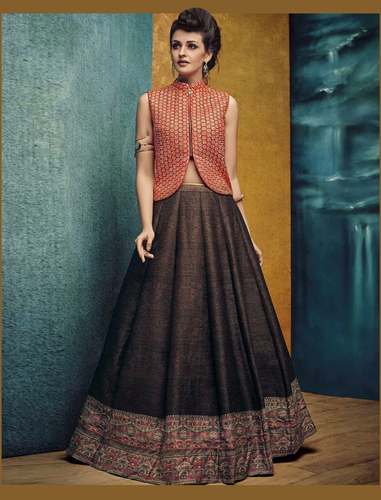 digital printed Lehenga Choli