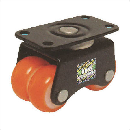 Powder Coated P.U Moving Four Wheel Caster